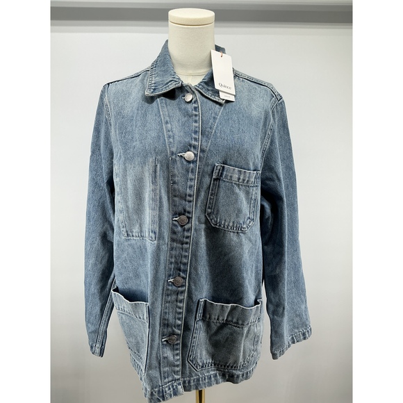 Quince Jackets & Blazers - 100% Organic Cotton Denim Chore Jacket